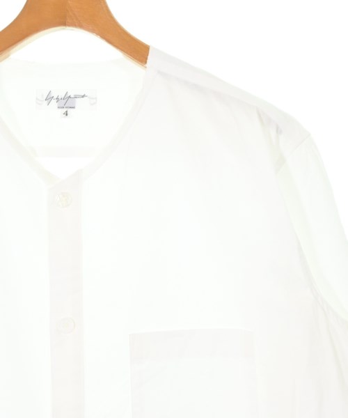 yohji yamamoto POUR HOMME（ヨウジヤマモトプールオム）カジュアルシャツ 白 サイズ:4(L位) メンズ/2200658863660
