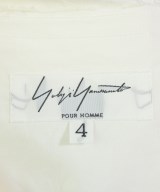 yohji yamamoto POUR HOMME（ヨウジヤマモトプールオム）カジュアルシャツ 白 サイズ:4(L位) メンズ/2200658863660