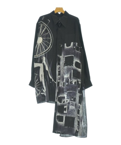yohji yamamoto POUR HOMME(ヨウジヤマモトプールオム)カジュアルシャツ 黒 サイズ:2(S位)/2200663294022