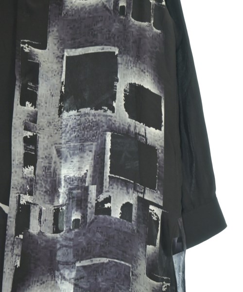 yohji yamamoto POUR HOMME（ヨウジヤマモトプールオム）カジュアルシャツ 黒 サイズ:2(S位) メンズ/2200663294022