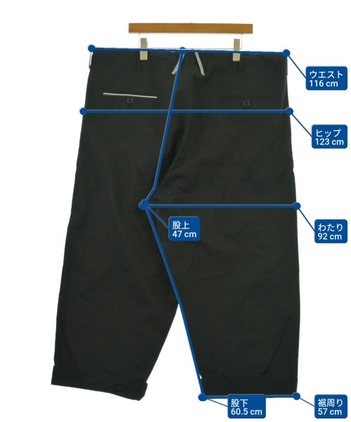 yohji yamamoto POUR HOMME（ヨウジヤマモトプールオム）その他 黒 サイズ:3(M位) メンズ/2200663325092