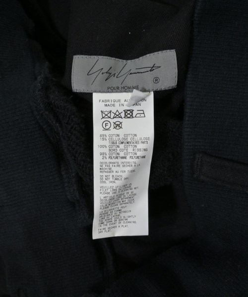 yohji yamamoto POUR HOMME（ヨウジヤマモトプールオム）スウェットパンツ 黒 サイズ:3(M位) メンズ/2200663723249