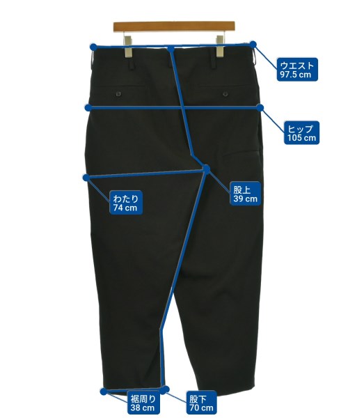 yohji yamamoto POUR HOMME（ヨウジヤマモトプールオム）その他 黒 サイズ:2(S位) メンズ/2200663777037