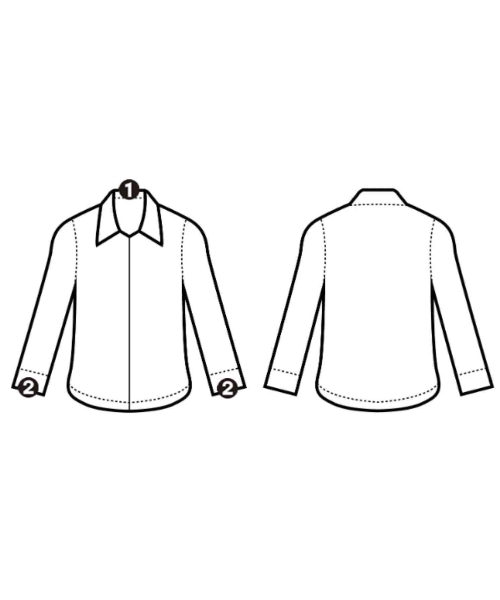 yohji yamamoto POUR HOMME（ヨウジヤマモトプールオム）カジュアルシャツ 黒 サイズ:2(S位) メンズ/2200663777044