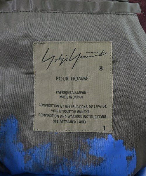 yohji yamamoto POUR HOMME（ヨウジヤマモトプールオム）その他 赤 サイズ:1(XS位) メンズ/2200663881031