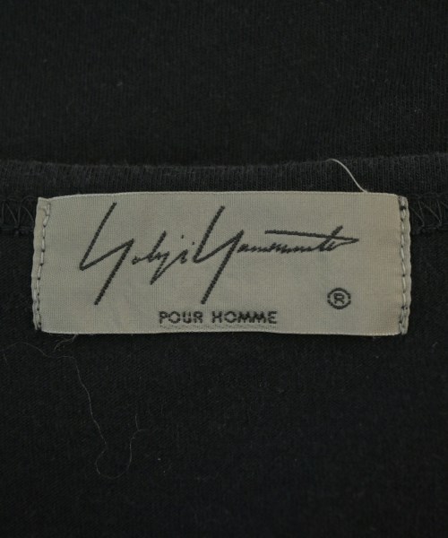 yohji yamamoto POUR HOMME（ヨウジヤマモトプールオム）Tシャツ・カットソー 黒 サイズ:3(M位) メンズ/2200663881109