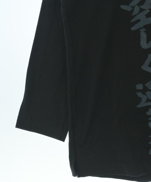 yohji yamamoto POUR HOMME（ヨウジヤマモトプールオム）Tシャツ・カットソー 黒 サイズ:3(M位) メンズ/2200663881109