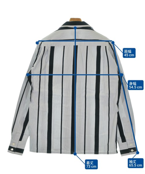 yohji yamamoto POUR HOMME（ヨウジヤマモトプールオム）カジュアルシャツ 青 サイズ:2(S位) メンズ/2200664194017