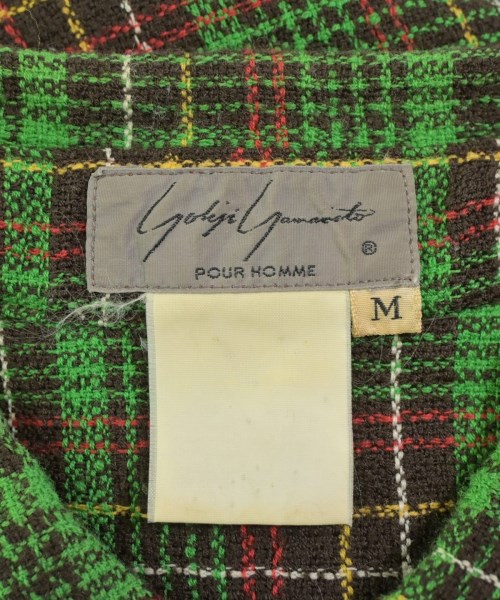 yohji yamamoto POUR HOMME（ヨウジヤマモトプールオム）カジュアルシャツ 緑 サイズ:M メンズ/2200664202033
