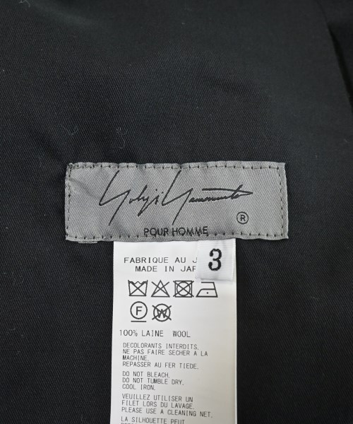 yohji yamamoto POUR HOMME（ヨウジヤマモトプールオム）その他 黒 サイズ:3(M位) メンズ/2200664707026