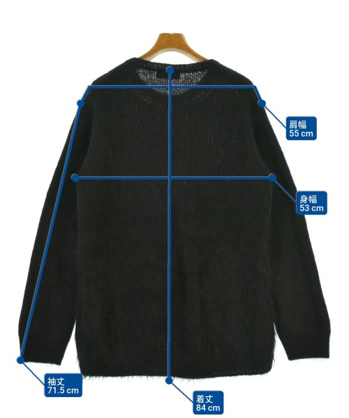 yohji yamamoto POUR HOMME（ヨウジヤマモトプールオム）ニット・セーター 黒 サイズ:3(M位) メンズ/2200664744045