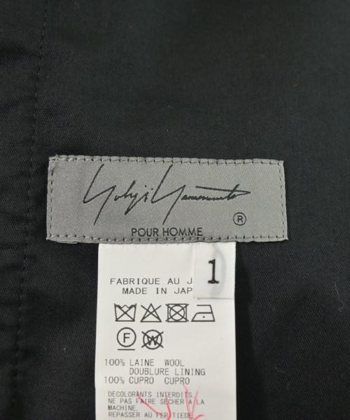yohji yamamoto POUR HOMME（ヨウジヤマモトプールオム）その他 黒 サイズ:1(XS位) メンズ/2200664819019