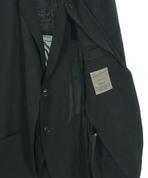 yohji yamamoto POUR HOMME（ヨウジヤマモトプールオム）カジュアルジャケット 黒 サイズ:2(S位) メンズ/2200665048029
