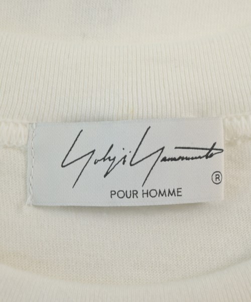 yohji yamamoto POUR HOMME（ヨウジヤマモトプールオム）Tシャツ・カットソー 白 サイズ:3(M位) メンズ/2200665030055