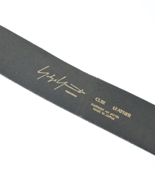 yohji yamamoto POUR HOMME（ヨウジヤマモトプールオム）ベルト 黒 サイズ:- メンズ/2200665030246