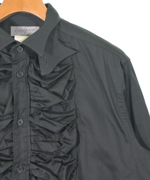 yohji yamamoto POUR HOMME（ヨウジヤマモトプールオム）カジュアルシャツ 黒 サイズ:3(M位) メンズ/2200664760267