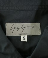 yohji yamamoto POUR HOMME（ヨウジヤマモトプールオム）カジュアルシャツ 黒 サイズ:3(M位) メンズ/2200664760281
