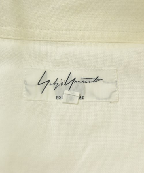 yohji yamamoto POUR HOMME（ヨウジヤマモトプールオム）カジュアルシャツ 白 サイズ:3(M位) メンズ/2200664760328