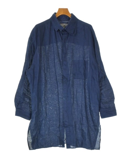 yohji yamamoto POUR HOMME(ヨウジヤマモトプールオム)カジュアルシャツ 青 サイズ:3(M位)/2200665429040
