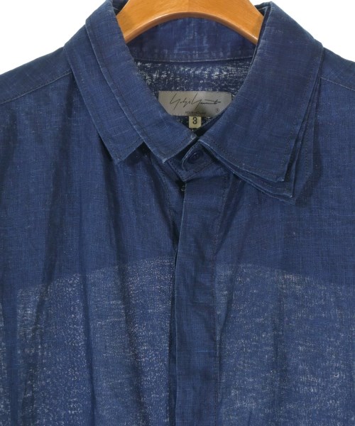 yohji yamamoto POUR HOMME（ヨウジヤマモトプールオム）カジュアルシャツ 青 サイズ:3(M位) メンズ/2200665429040