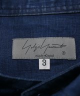 yohji yamamoto POUR HOMME（ヨウジヤマモトプールオム）カジュアルシャツ 青 サイズ:3(M位) メンズ/2200665429040