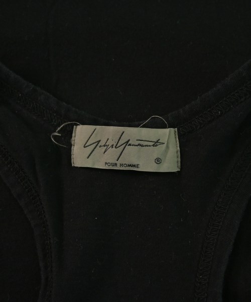 yohji yamamoto POUR HOMME（ヨウジヤマモトプールオム）タンクトップ 黒 サイズ:3(M位) メンズ/2200657113032