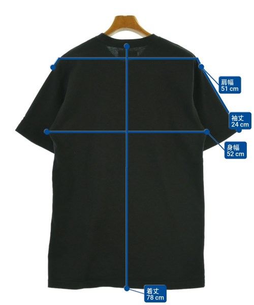 yohji yamamoto POUR HOMME（ヨウジヤマモトプールオム）Tシャツ・カットソー 黒 サイズ:4(L位) メンズ/2200663407286