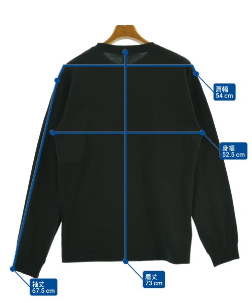 yohji yamamoto POUR HOMME（ヨウジヤマモトプールオム）Tシャツ・カットソー 黒 サイズ:4(L位) メンズ/2200663407392