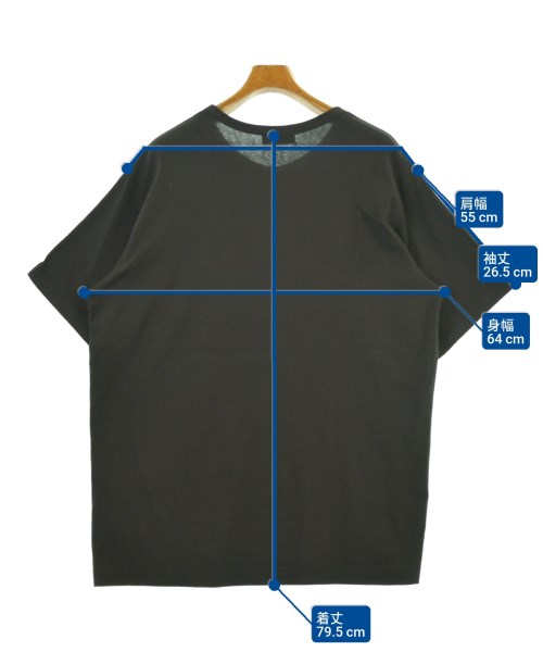 yohji yamamoto POUR HOMME（ヨウジヤマモトプールオム）Tシャツ・カットソー グレー サイズ:3(M位) メンズ/2200665915062