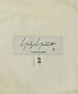 yohji yamamoto POUR HOMME（ヨウジヤマモトプールオム）カジュアルシャツ 白 サイズ:2(S位) メンズ/2200665915093
