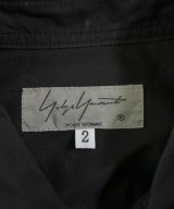 yohji yamamoto POUR HOMME（ヨウジヤマモトプールオム）カジュアルシャツ 黒 サイズ:2(S位) メンズ/2200665915147