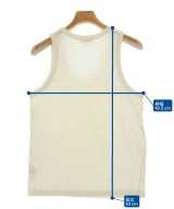 yohji yamamoto POUR HOMME（ヨウジヤマモトプールオム）タンクトップ 白 サイズ:1(XS位) メンズ/2200666841094