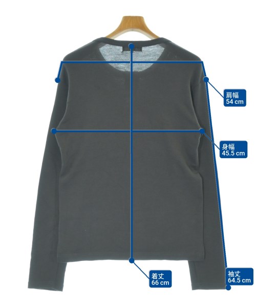 yohji yamamoto POUR HOMME（ヨウジヤマモトプールオム）Tシャツ・カットソー グレー サイズ:3(M位) メンズ/2200667647022