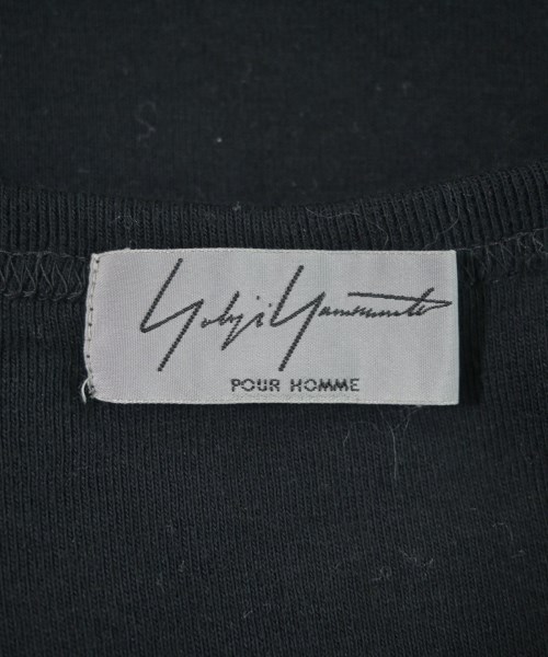 yohji yamamoto POUR HOMME（ヨウジヤマモトプールオム）Tシャツ・カットソー 黒 サイズ:3(M位) メンズ/2200667734029
