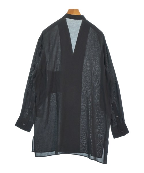 yohji yamamoto POUR HOMME（ヨウジヤマモトプールオム）カジュアルシャツ 黒 サイズ:2(S位) メンズ/2200667998049