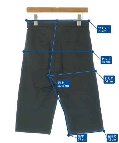 yohji yamamoto POUR HOMME（ヨウジヤマモトプールオム）ショートパンツ 黒 サイズ:3(M位) メンズ/2200668278010