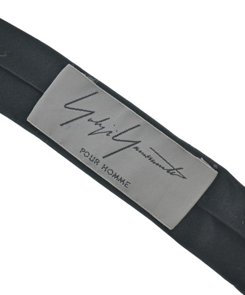 yohji yamamoto POUR HOMME（ヨウジヤマモトプールオム）ネクタイ 黒 サイズ:- メンズ/2200666608048