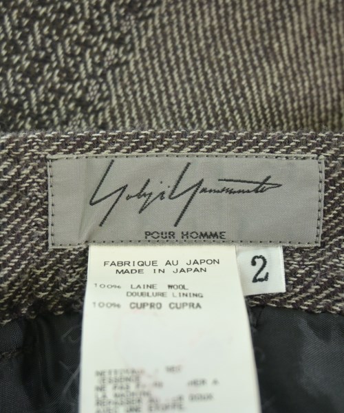 yohji yamamoto POUR HOMME（ヨウジヤマモトプールオム）その他 茶 サイズ:2(S位) メンズ/2200668192019