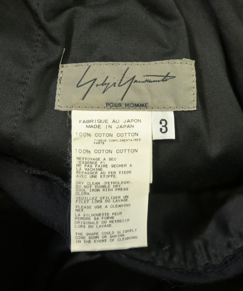 yohji yamamoto POUR HOMME（ヨウジヤマモトプールオム）その他 黒 サイズ:3(M位) メンズ/2200664259082