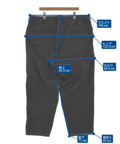 yohji yamamoto POUR HOMME（ヨウジヤマモトプールオム）カーゴパンツ 紫 サイズ:2(S位) メンズ/2200670456017