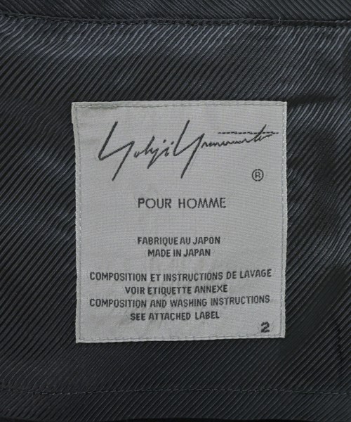 yohji yamamoto POUR HOMME（ヨウジヤマモトプールオム）その他 黒 サイズ:2(S位) メンズ/2200670565092