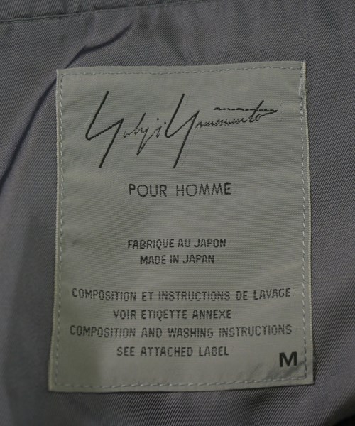 yohji yamamoto POUR HOMME（ヨウジヤマモトプールオム）カジュアルシャツ グレー サイズ:M メンズ/2200724254132