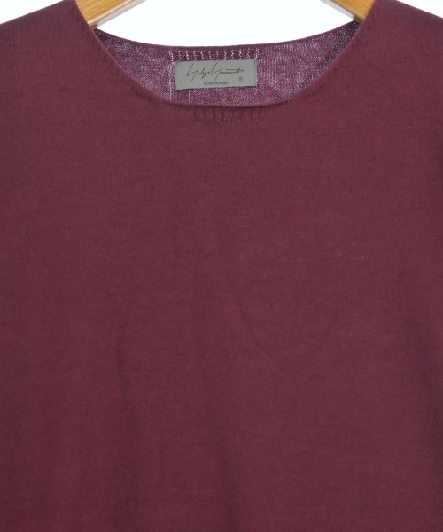 yohji yamamoto POUR HOMME（ヨウジヤマモトプールオム）ニット・セーター 赤 サイズ:3(M位) メンズ/2200731452026