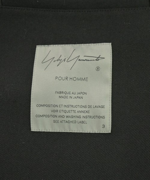 yohji yamamoto POUR HOMME（ヨウジヤマモトプールオム）ブルゾン 黒 サイズ:3(M位) メンズ/2200732553029