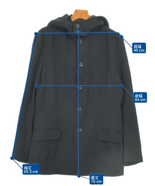 yohji yamamoto POUR HOMME（ヨウジヤマモトプールオム）テーラードジャケット 黒 サイズ:2(S位) メンズ/2200733840012