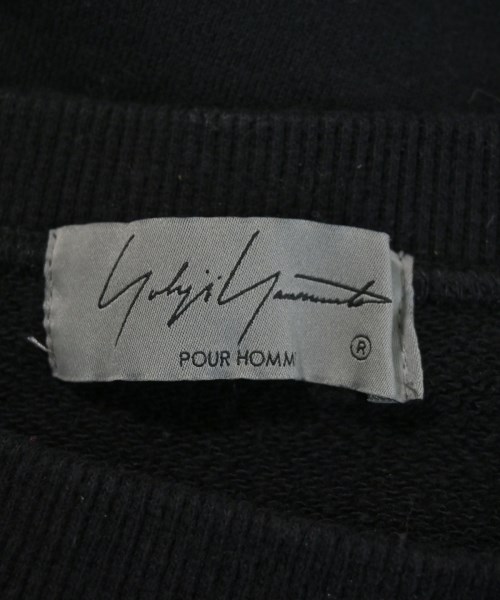 yohji yamamoto POUR HOMME（ヨウジヤマモトプールオム）スウェット 黒 サイズ:3(M位) メンズ/2200734843029