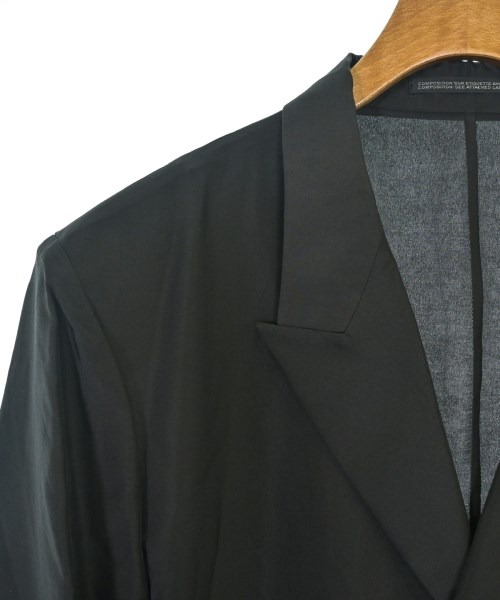 yohji yamamoto POUR HOMME（ヨウジヤマモトプールオム）チェスターコート 黒 サイズ:2(S位) メンズ/2200726634024