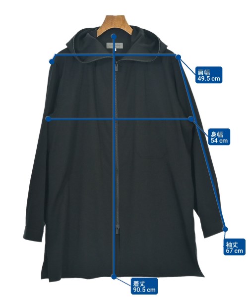 yohji yamamoto POUR HOMME（ヨウジヤマモトプールオム）カジュアルシャツ 黒 サイズ:2(S位) メンズ/2200726634031