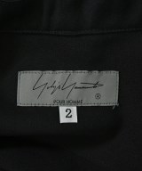 yohji yamamoto POUR HOMME（ヨウジヤマモトプールオム）カジュアルシャツ 黒 サイズ:2(S位) メンズ/2200726634031