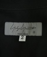 yohji yamamoto POUR HOMME（ヨウジヤマモトプールオム）カジュアルシャツ 黒 サイズ:2(S位) メンズ/2200726634048